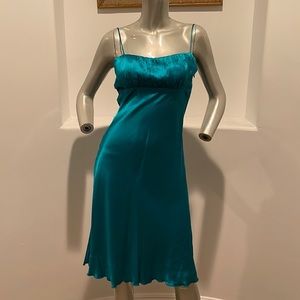 CACHE Teal Midi Dress Size 10